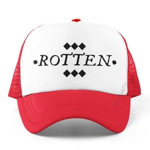 🆕"Rotten" Harley Quinn Foam Trucker Hat Mesh Snapback Cap Red/White